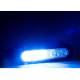 Proiector stroboscopic 12/24V, 132.7x h28.2, albastru, 6 LED-uri in grila FT-200N Fristom