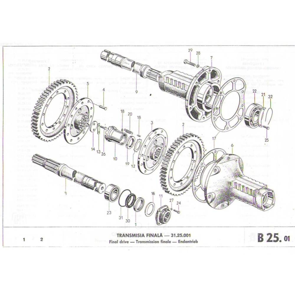Manson cuplare - transmisie U650, AD94, 31.25.105 UTB