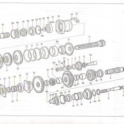 Pinion cutie vitezele 3 si 5 ( 31x15 ) 115 U650, SS55, 31.17.115 UTB