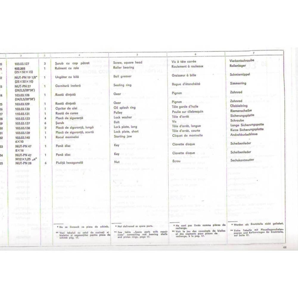 Surub biela U650 103.03.126 Grab