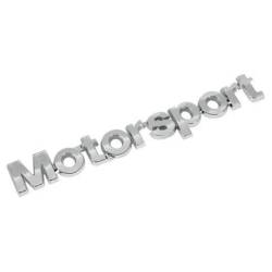 Ornament emblema autoadeziva, crom Motosport 