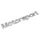 Ornament emblema autoadeziva, crom Motosport 