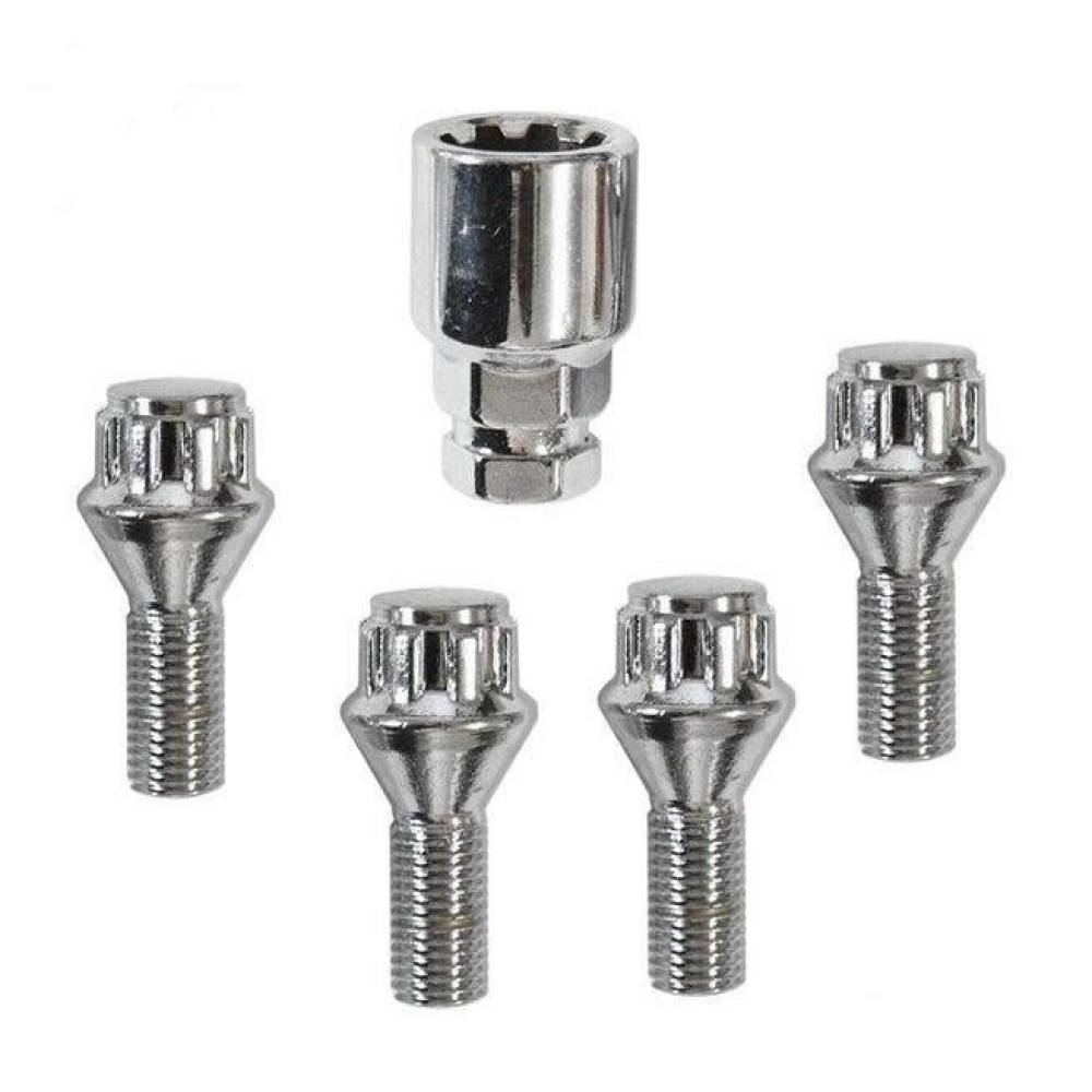 Set 4 prezoane antifurt Security Wheel Locks 12x1,5  x 22C -conic Automax 7848