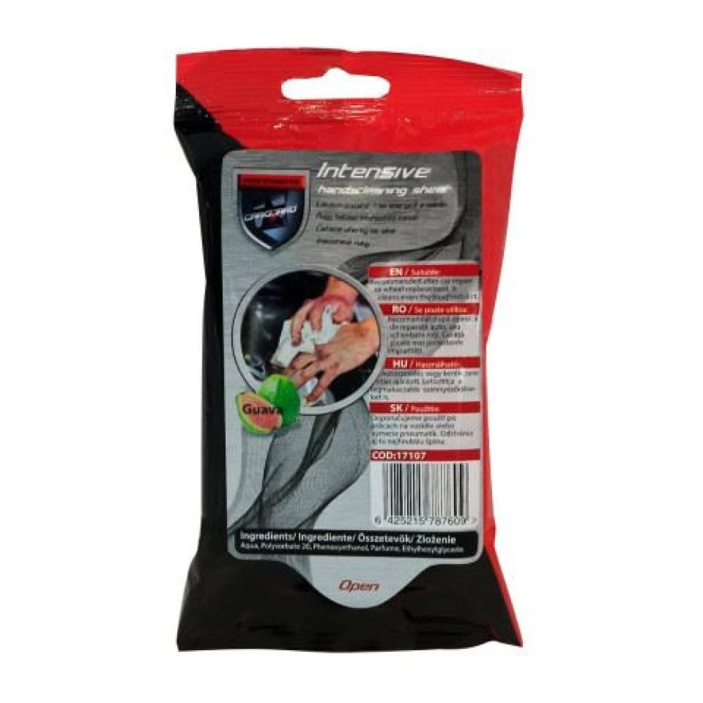 Servetele umede -curatare energica INTESIVE, 20buc, Carguard 17107