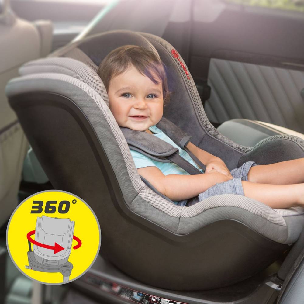 Scaun auto copii rotire 360gr, 0-4 ani, ISOFix Heyner Kids Reboarder MultiFix Twist 782.12 Heyner 
