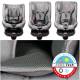 Scaun auto copii rotire 360gr, 0-4 ani, ISOFix Heyner Kids Reboarder MultiFix Twist 782.12 Heyner 