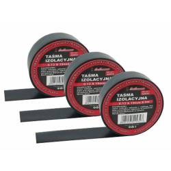 Banda izolatoare lata 25mm / 9m PVC, neagra 42499 CarCo Banda izolatoare lata 25mm / 9m PVC, neagra 42499 CarCo