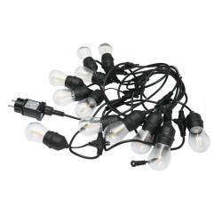 Ghirlanda luminoasa decorativa cu LED, 220V, 12 socluri, E27, cablu 6m, BK69966 Delight