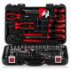 Trusa chei 91 piese (tubulare, clichet, biti, surubelnita si patent) MultiPro 333.10 Heyner