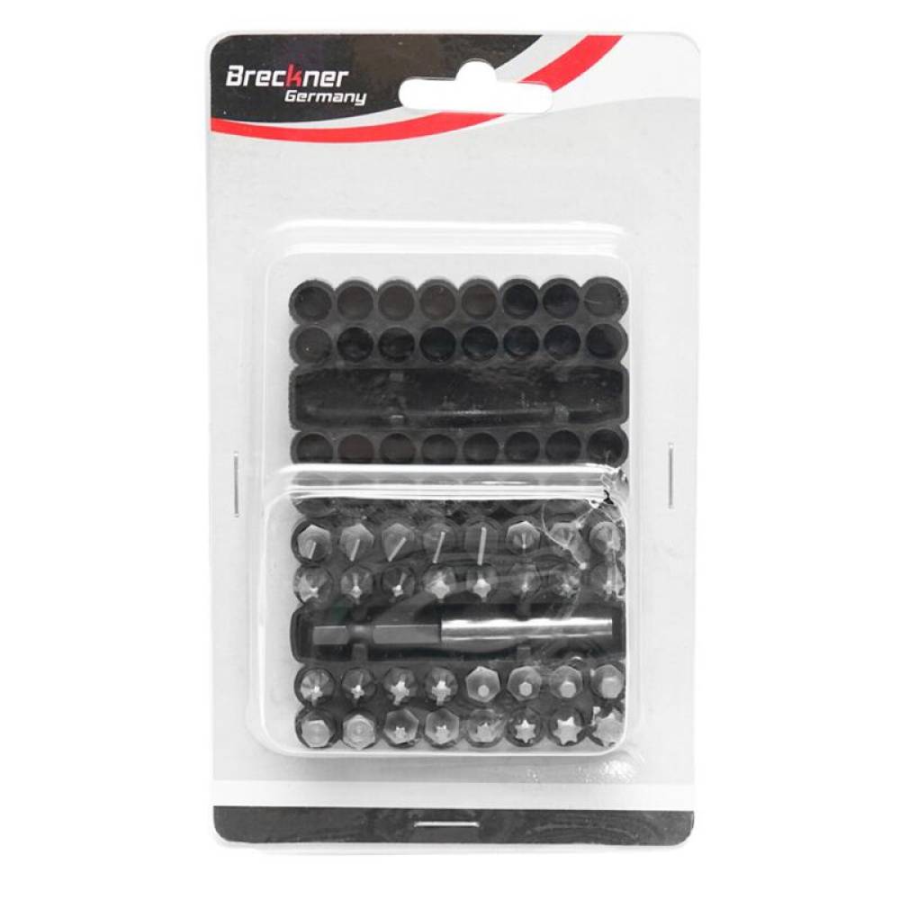 Set 33 biti cu prelungitor pentru surubelnita 78030 Breckner