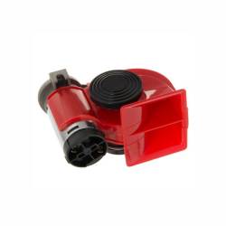 Claxon 12V, tip melc, cu compresor, 139dB, rosu, 58103 Carmotion Claxon 12V, tip melc, cu compresor, 139dB, rosu, 58103 Carmotion