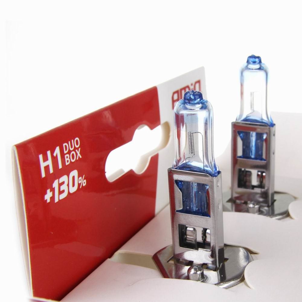 Set 2 becuri H1 12V/55W, +130%, 5000K, LumiTec Limited 01404 Amio