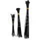 Set 120 coliere plastic, 6x20 bucati, alb si negru, 630.03 Alca
