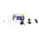 Set 120 coliere plastic, 6x20 bucati, alb si negru, 630.03 Alca