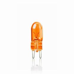Set 2 becuri soclu sticla fara dulie 12V 3W W3W -T10 galben 2026 Vecta