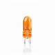 Set 2 becuri soclu sticla fara dulie 12V 3W W3W -T10 galben 2026 Vecta