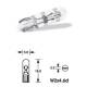 Bec soclu sticla fara dulie 24V/1.2W W1.2W T5 1435 Sumex