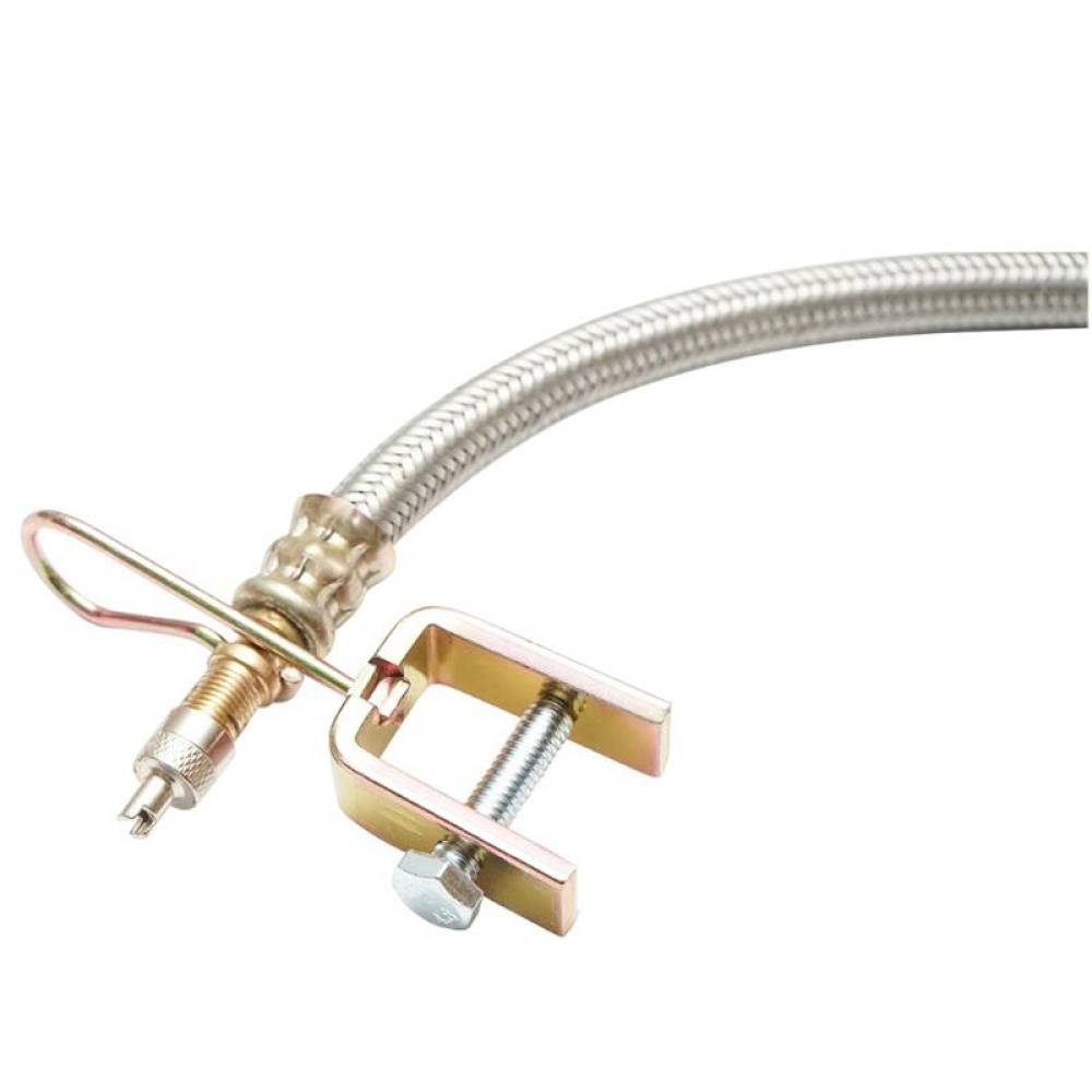 Prelungitor valva din impletitura metalica cu clips cu surub 28cm AC12