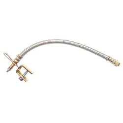 Prelungitor valva din impletitura metalica cu clips cu surub 28cm AC12
