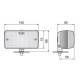 Lampa mers inapoi 1 surub, 140x75 LA1.02104 Wesem 