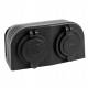 Priza bricheta cu 2 USB, 1A+2.1A, cu capace 12/24V Cyrus 42561 CarCo 
