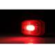 Lampa gabarit 63x42, LED, rosie, cu suport 2 urechi, FT-001-C3 Fristom