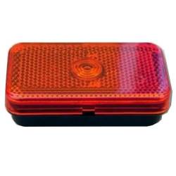 Lampa gabarit 80x45, bec, rosie, fara suport, 12-24V, G17 Gmak  