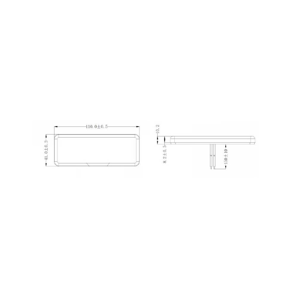 Lampa gabarit, 110x41, LED, cu suport, H-5 L1035-B TruckLed