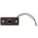 Lampa gabarit 116x46, LED, galbena, 12-24V, W17D 101P Was 