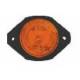 Lampa gabarit fi45, LED, galbena, cu suport cu urechi, 12-24V, M05 Gmak 