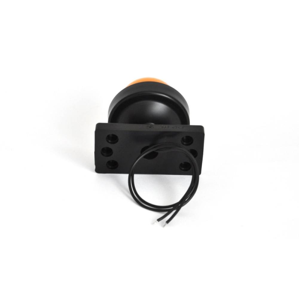 Lampa gabarit fi78, W74.3 547kr/II,LED, efect piramida, galbena, cu picior, 12-24V Was