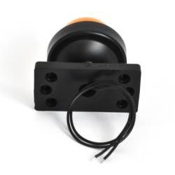 Lampa gabarit fi78, W74.3 547kr/II,LED, efect piramida, galbena, cu picior, 12-24V Was