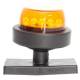 Lampa gabarit fi78, W74.3 547kr/II,LED, efect piramida, galbena, cu picior, 12-24V Was