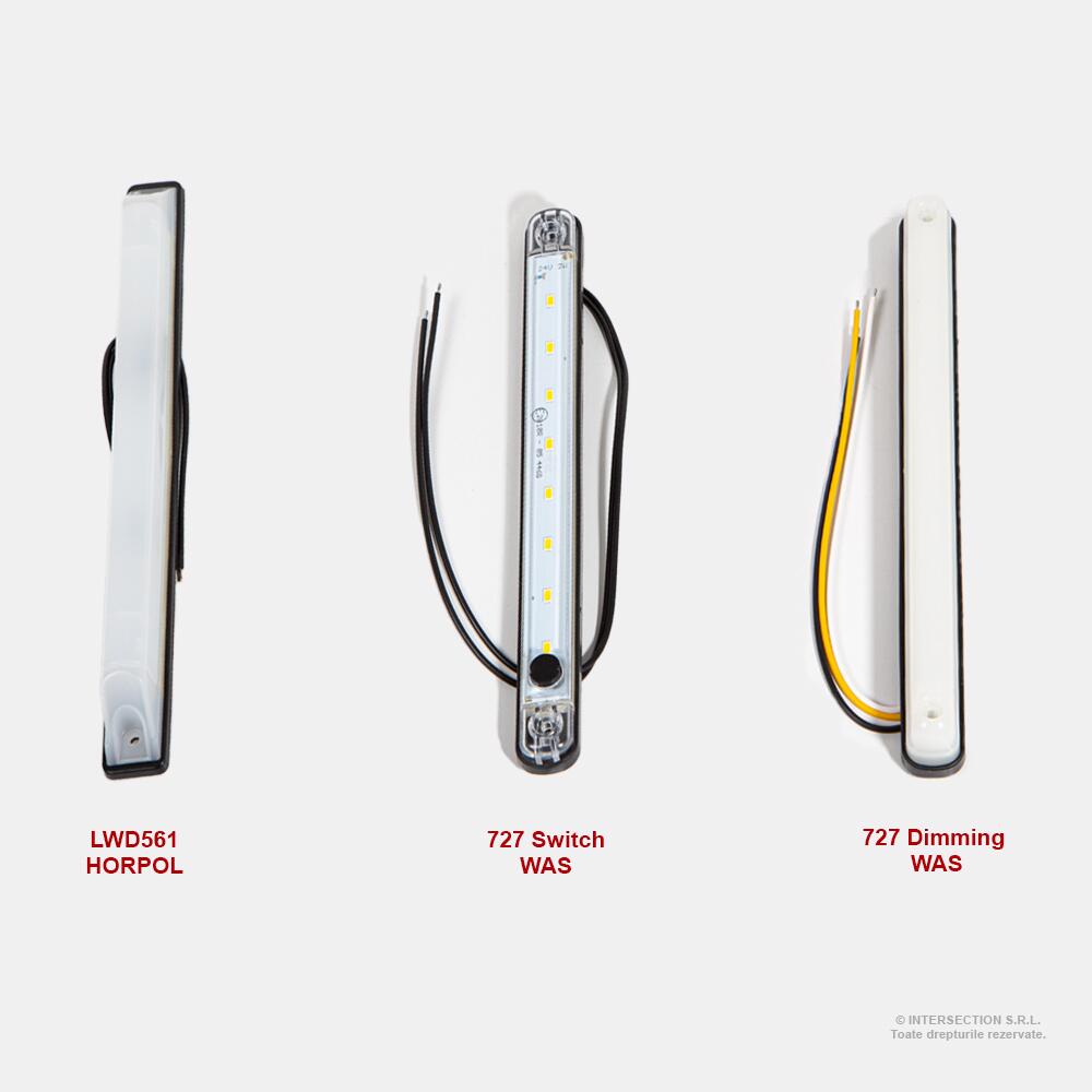 Lampa interior plafon 254x24 LWD561 LED, aplicata, alba Horpol Lampa interior plafon 254x24 LWD561 LED, aplicata, alba Horpol