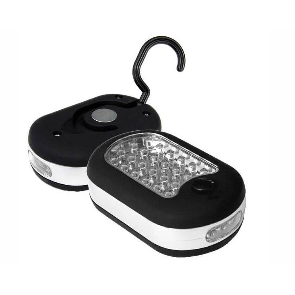 Lampa lucru 24 LED-uri, cu 3 lanterne ovale, 3xAAA, 7434 Automax