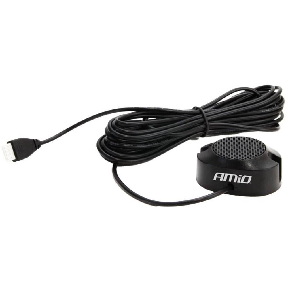 Set 8 senzori parcare 4 spate 4 fata, negri, fi22, cu alarma 01575 Amio