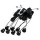 Set 8 senzori parcare 4 spate 4 fata, negri, fi22, cu alarma 01575 Amio