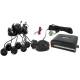 Set 8 senzori parcare 4 spate 4 fata, negri, fi22, cu alarma 01575 Amio