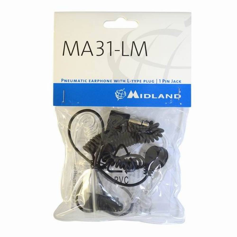 Casca si tub acustic MA31-LM, 2 pini cu PTT pentru statii portbagaj