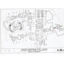 Conducta ungere compresor aer cu piulita de fixare U650/ UTB103.30.010 AZ74 Conducta ungere compresor aer cu piulita de fixare U650/ UTB103.30.010 AZ74