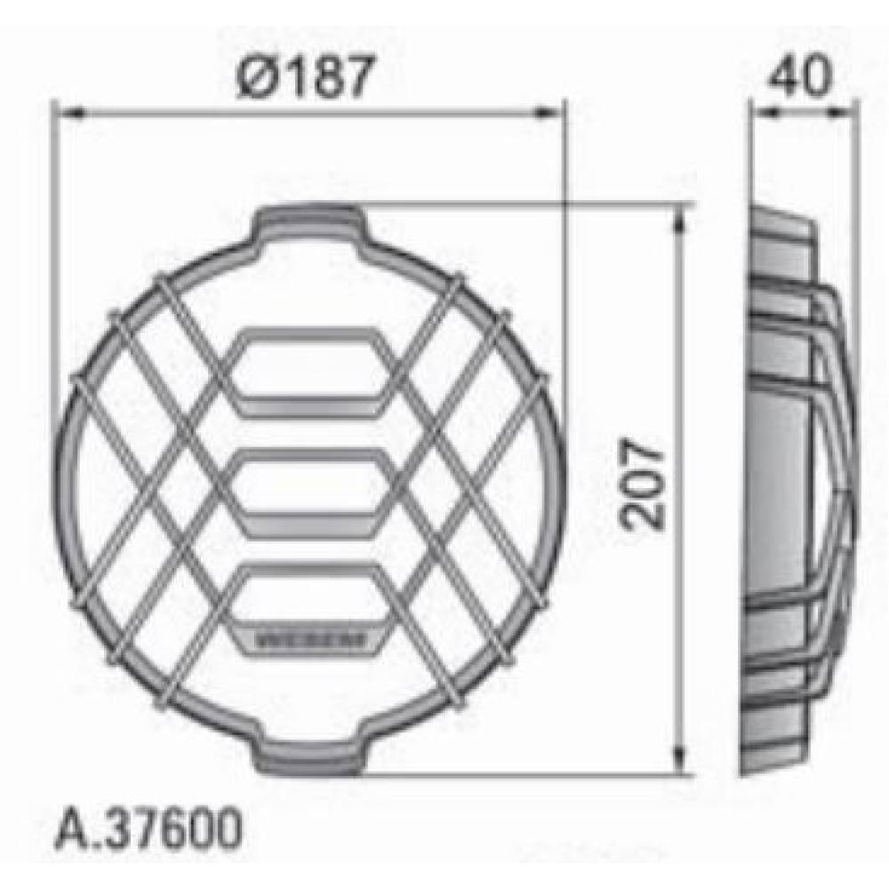 Grilaj pentru proiector fi183 HO2 37600 Wesem