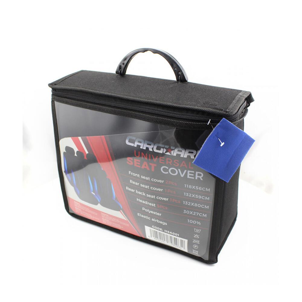 Set huse auto universale, albastru cu negru, HSA001 CARGUARD