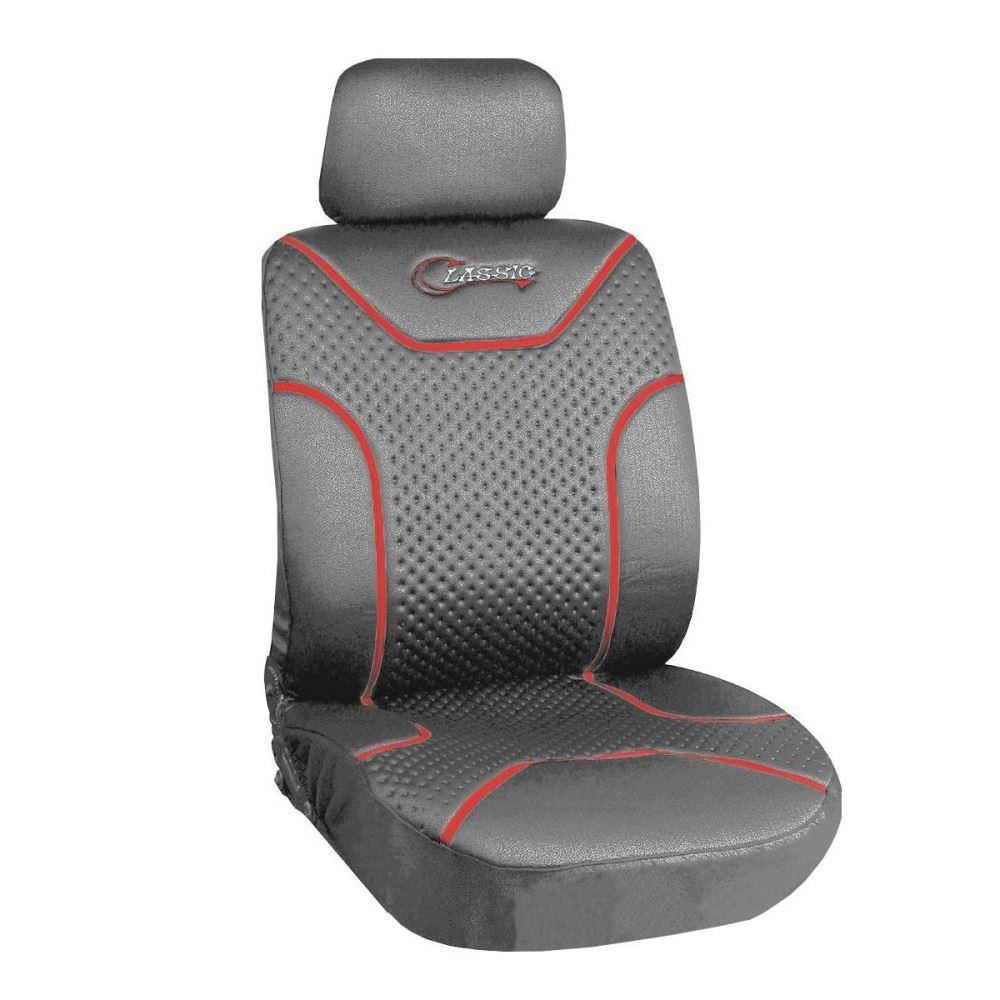 Set huse auto pentru 1 scaun cu tetiera gri, Classic 68613 CarCo 