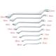 Set 8 chei inelare cu cot, 6-22mm, 04196 Amio
