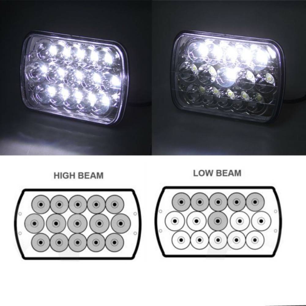 Proiector lucru 200x140, LED, 45W, 2 faze Hi-Lo, D1-18 Proiector lucru 200x140, LED, 45W, 2 faze Hi-Lo, D1-18