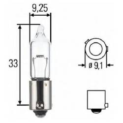 Bec H21 24V girofar, semnalizare BAY9s 9012025 Starlux/ 008417-012 Hella/64138 Osram Vision 58851