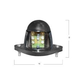 Lampa numar 72x70, LED6, 24v BK69109