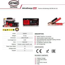 Redresor acumulator 6A 12V 15-60Ah AkkuEnergy 930.60 Heyner