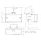 Lampa ceata 135x90 DOB-050 P BP Fristom