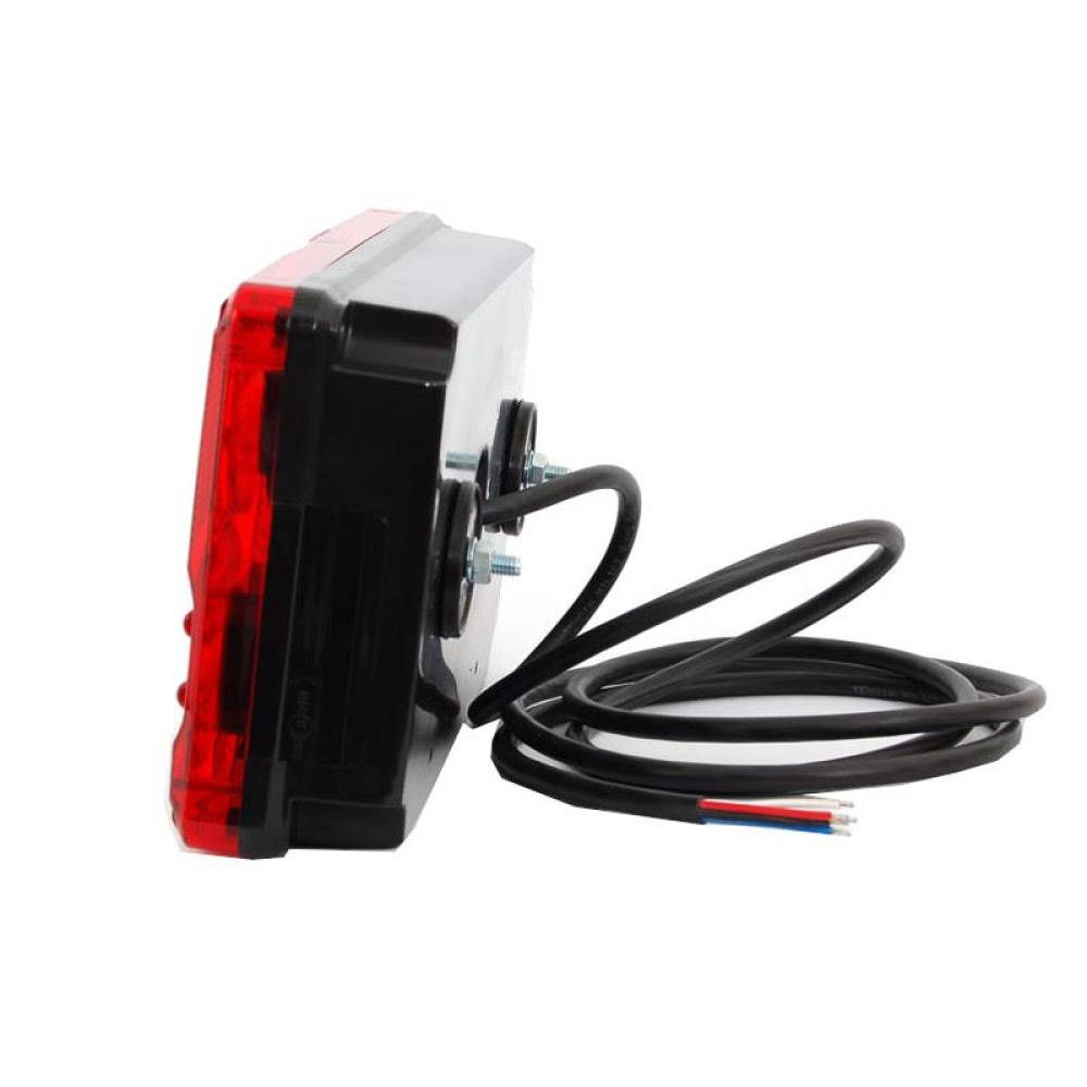 Lampa spate 232x142, 6 functii, cu triunghi, cu ceata si mers inapoi, LED, dreapta, W70DP 392 Was